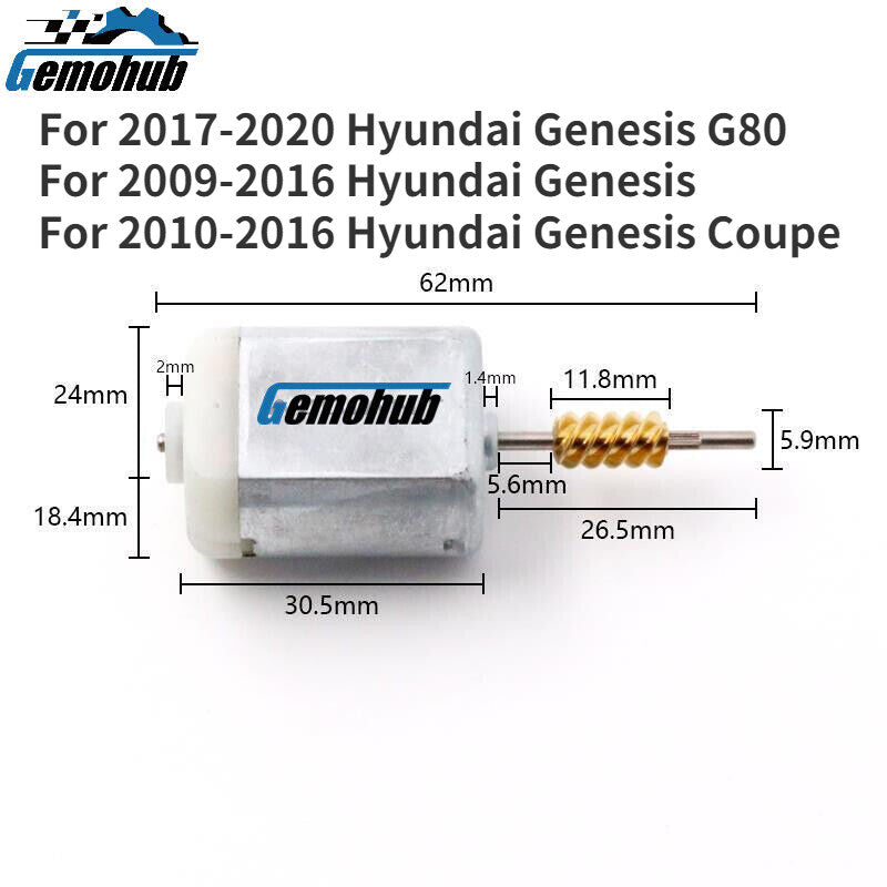 Trunk Hatch Lock Locking Motor for Hyundai for Genesis for Genesis G80 for Genesis Coupe