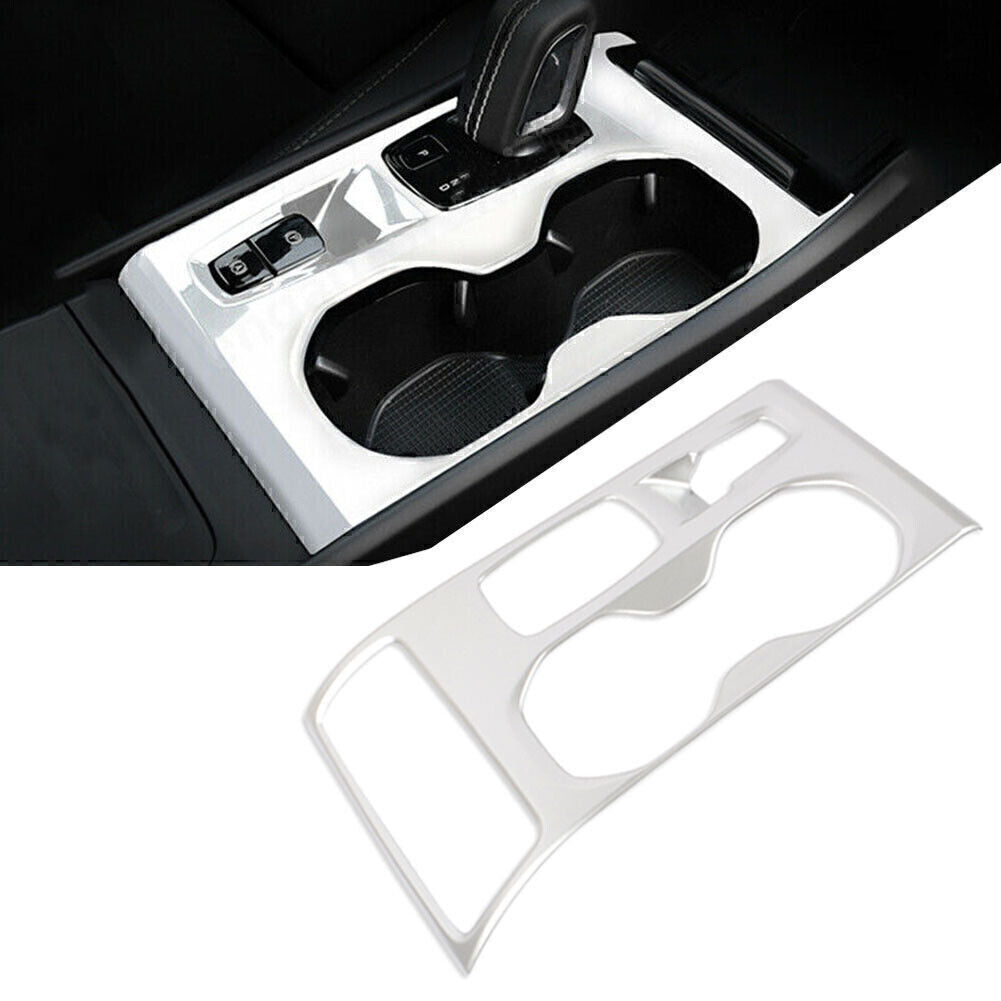 Central Console Gear Shift Panel Trim for Volvo XC40 2018 2019 2020 Matte Silver