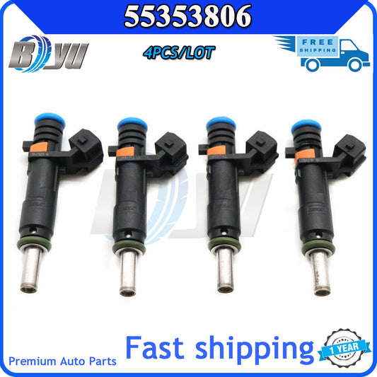 4-piece fuel injector 55353806 for Chevrolet Trax for Cruze for Vauxhall and for Opel Insignia 1.8L
