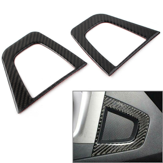 Console Both Side Speaker Frame Trim Fit for Subaru Forester 2013-2018 Carbon Fiber