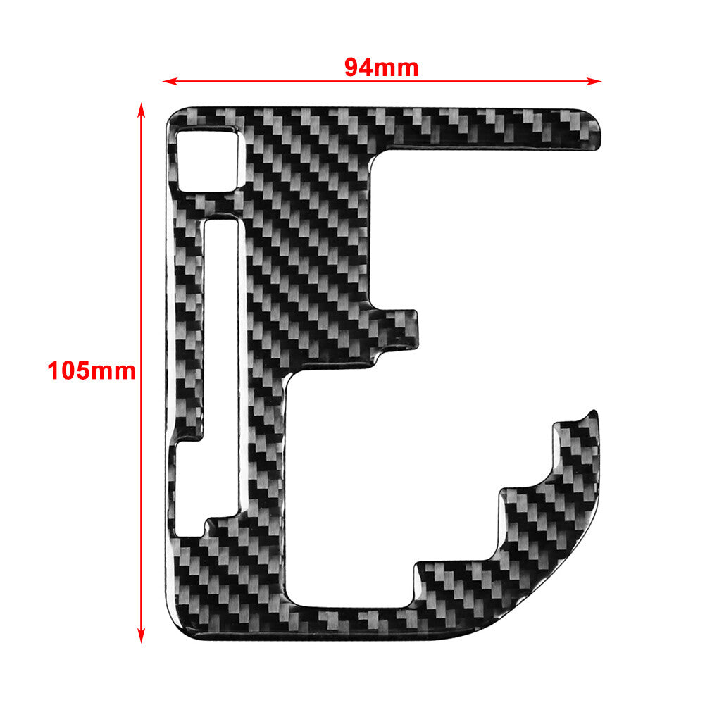 Carbon Fiber Interior Gear Shift Panel Cover Trim for Toyota Tundra 2014-21 20