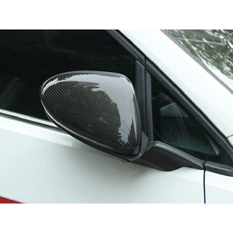 for Kia Forte K3 19-24 Carbon Fiber Style Side Door Rear View Mirror Cover Trim