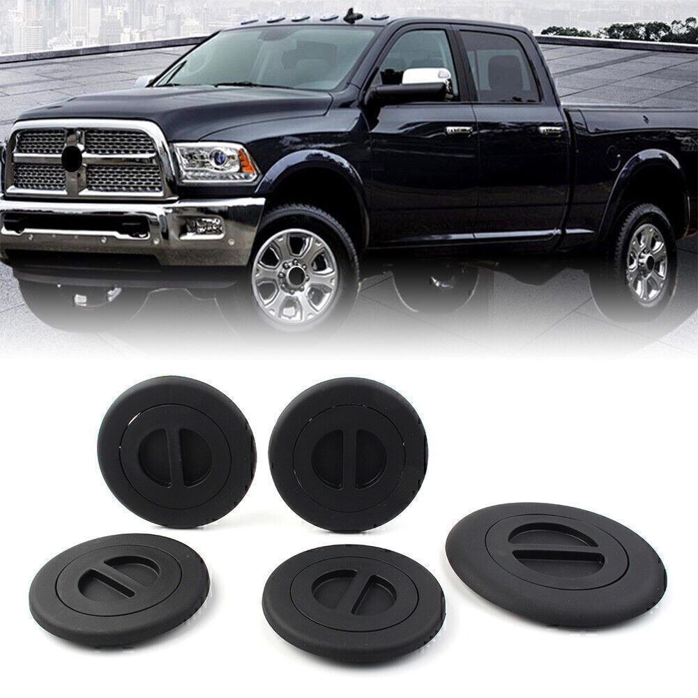 5th Wheel/Gooseneck Bed Plug Cover Kit 68225506AA Fit 2014-2019 18 for Ram 2500 3500
