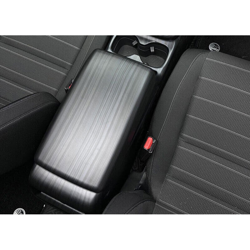 for Honda CR-V 2023-2024 Black Wood Grain Central Armrest Box Decor Panel Cover