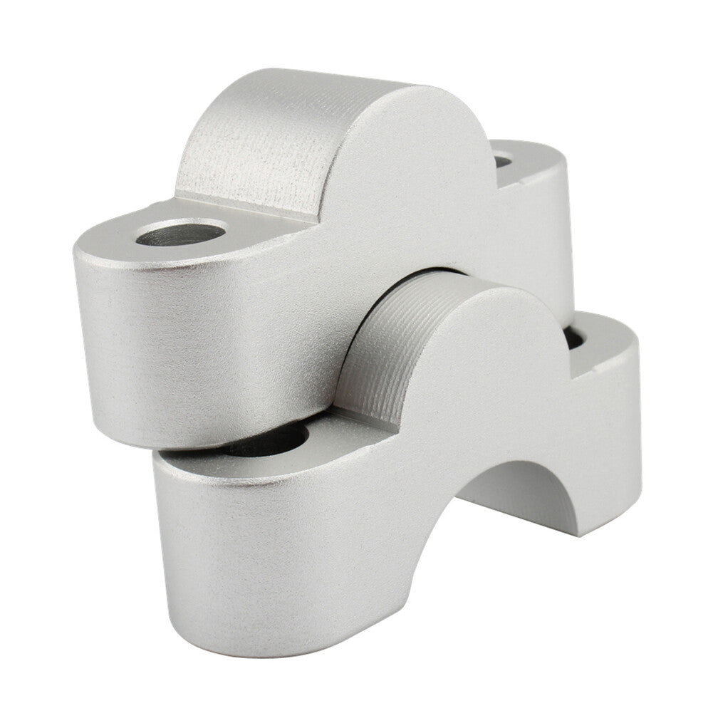 Handlebar Risers Handle Bar Lift Clamp Adapters for BMW S1000XR 2020-2023 Silver