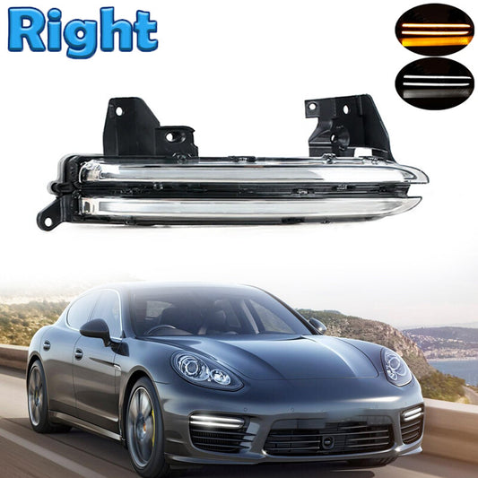 Right LED DRL Daytime Running Light FogLight for Porsche for Panamera GTS 2014-2017