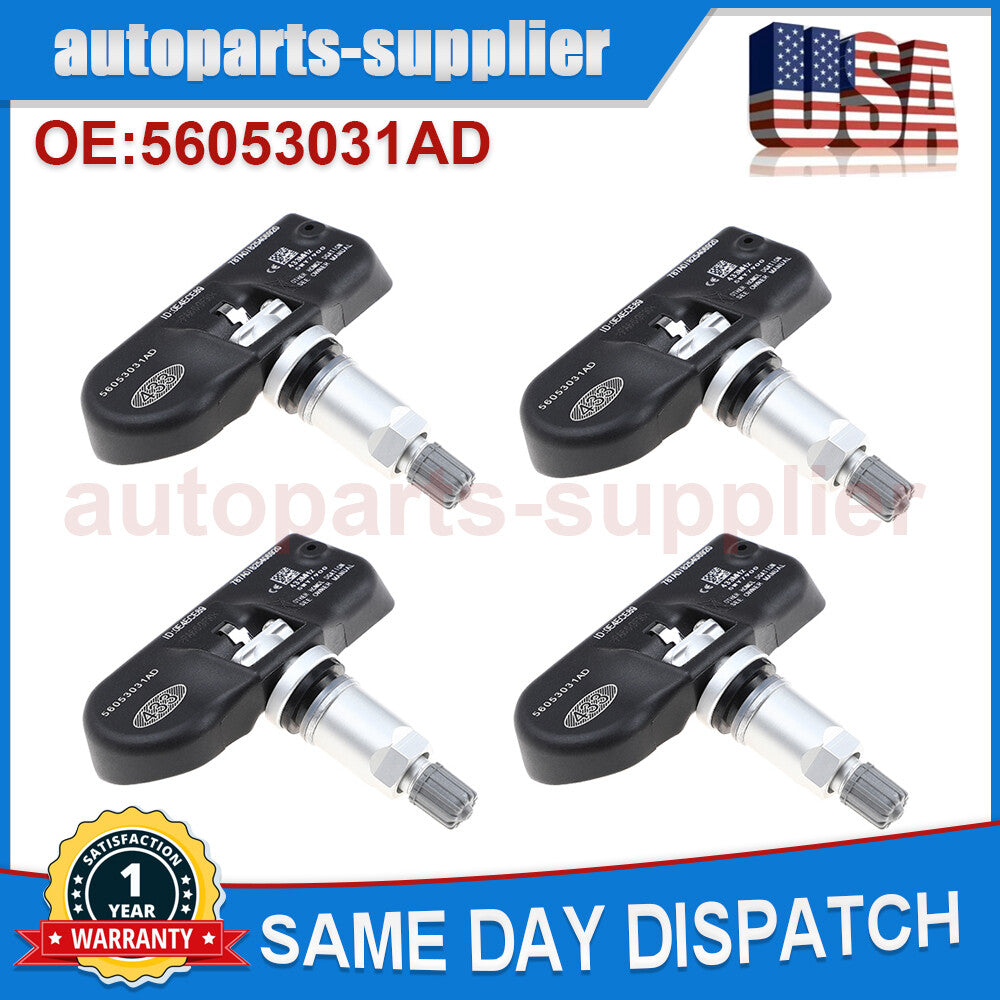 4-piece tire pressure sensor kit TPMS 433MHz 56053031AD for Dodge for Chrysler 200
