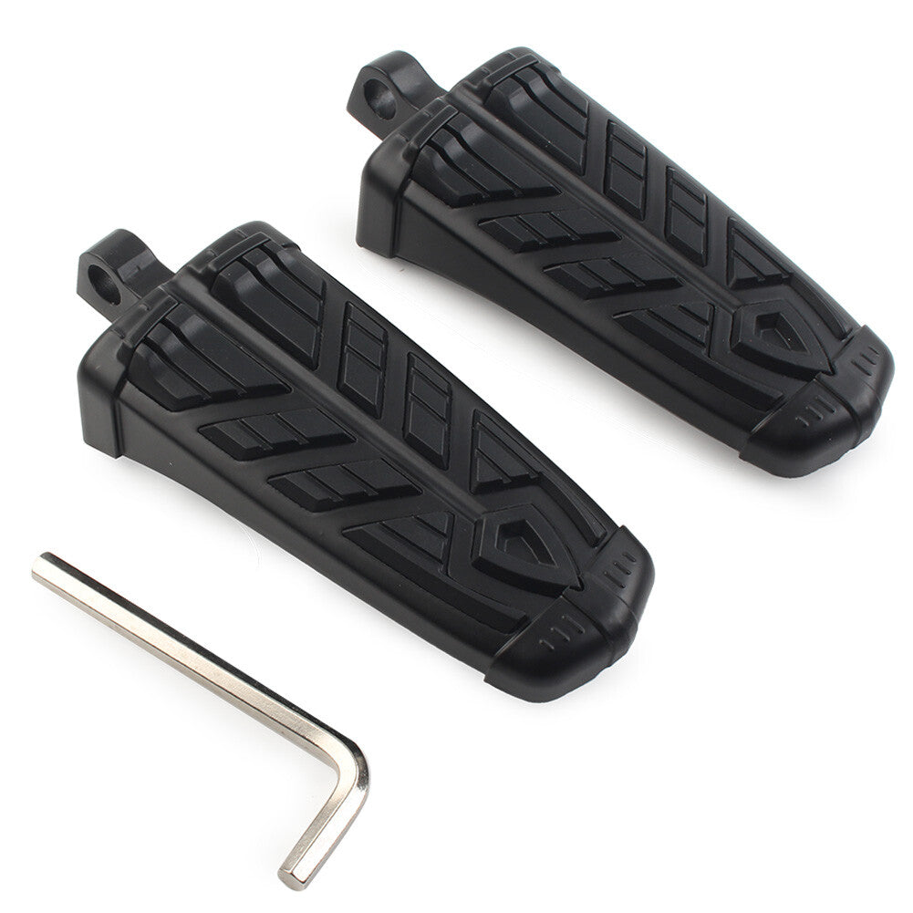 Foot Pegs Footrests Footpegs 10MM Male Mount-style for Harley Davidson Black