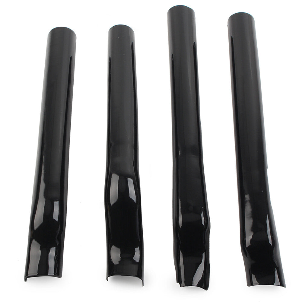 for Harley Heritage Softail Classic FLSTC Rear Swingarm Tube Covers Metal Black