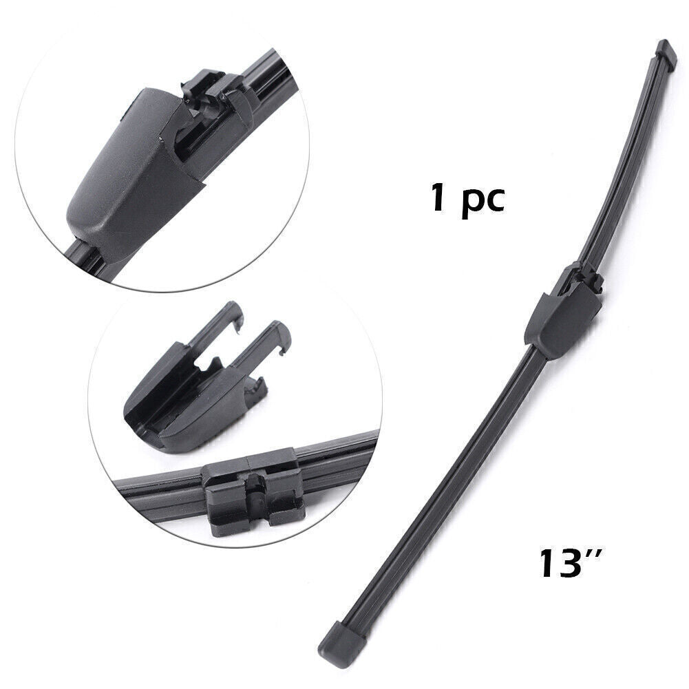 13 Car Front Rear Motorcycle Window Windshield Wiper Blades Set Universal Auto