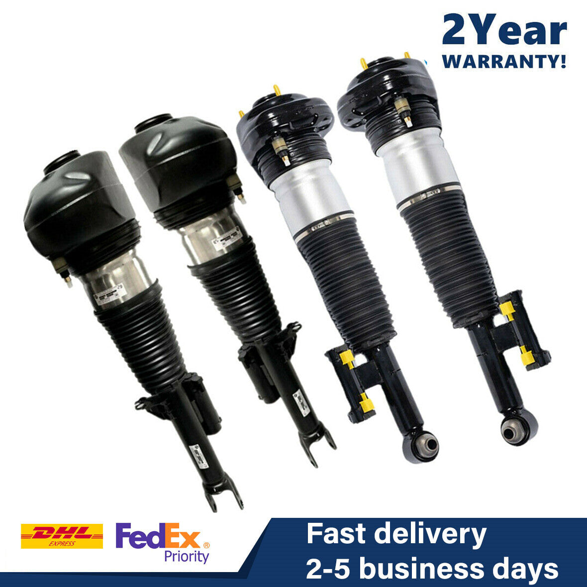 Full Set Front + Rear Suspension Struts Fit for BMW 7-Series G11 G12 730i 740i 2016