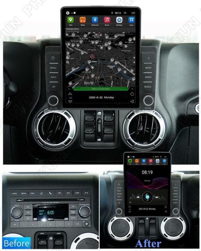 for Jeep for Wrangler Liberty Compass Patriot Car Stereo Radio GPS Navigation 2+32GB