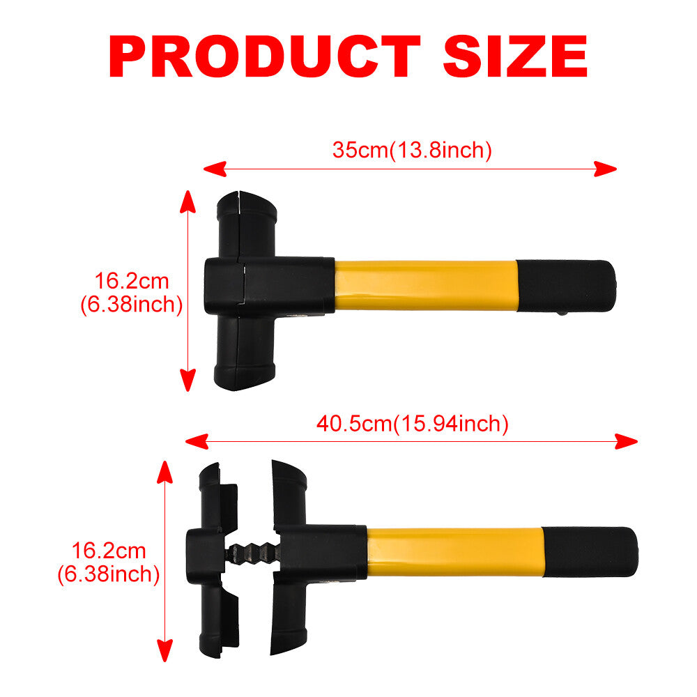 Heavy Duty Car Steering Wheel Lock T-Shaped Safety Lock Anti Theft Devices