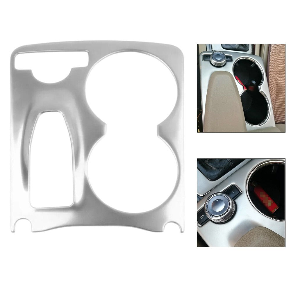 Car Console Water Cup Frame Cover Trim for Mercedes for Benz GLK X204 2008-2015