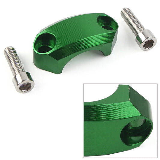 For Motocross MX Enduro Motorbike Green 22mm Master Cylinder Perch Clamp Cover