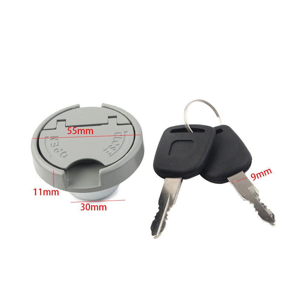 Gas Tank Cap Lock Fit For Chinese Scooter GY6 139QMB BAOTIAN TAOTAO VENTO BAJA