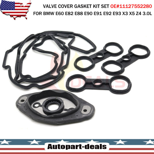 Camshaft Adjuster Eccentric Shaft Actuator Seal Valve Cover Gasket for BMW N52