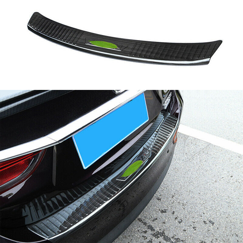 for Mazda 6 Atenza 2020-2021 Rear Bumper Black Sill Trunk Tread Plate Protector