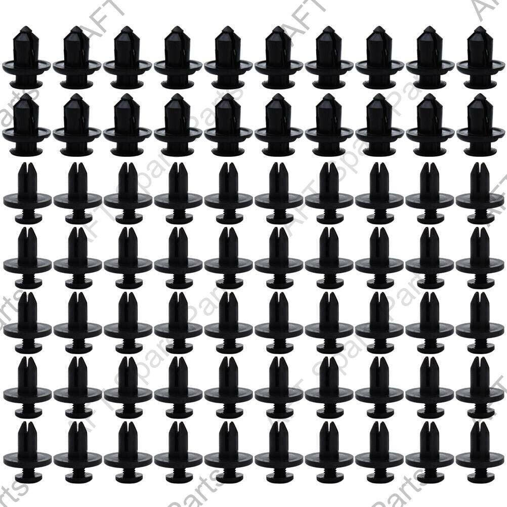 190pcs Car Fastener Push Pin Rivet Trim Clips Bumper Auto Fender Panel Retainer