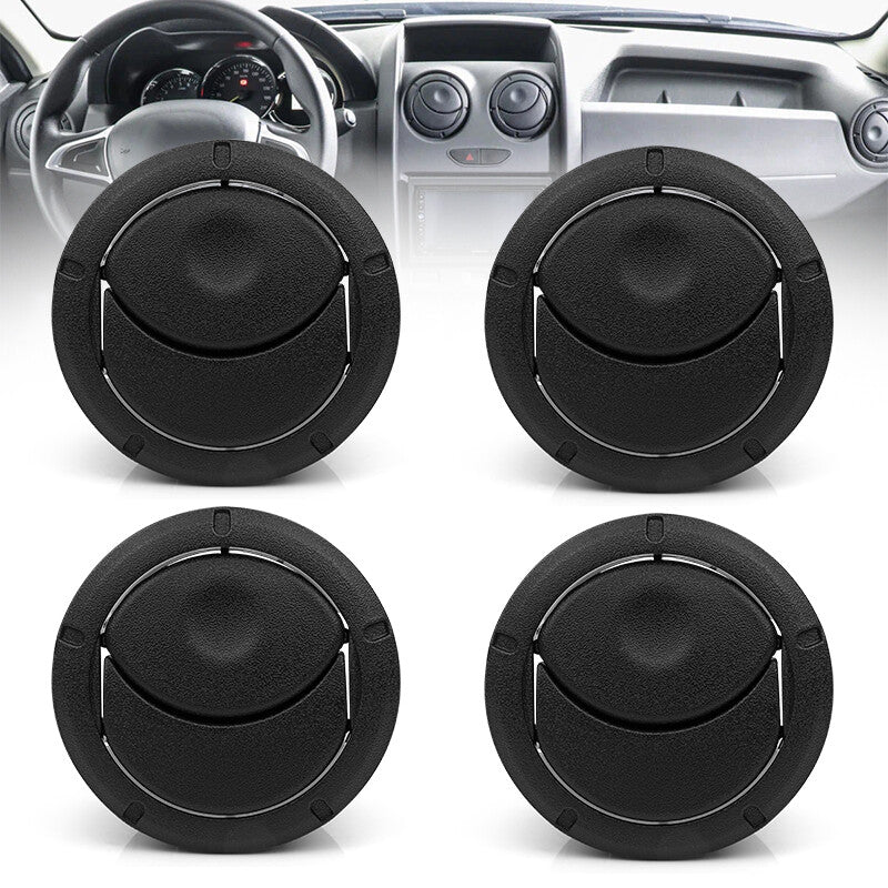 4X Air Outlet Heater Grille Steering Cover for Renault Logan Sandero 2004-ON