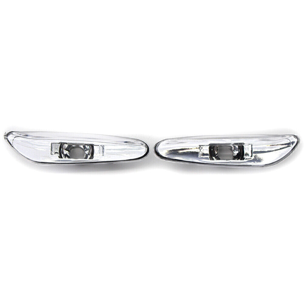 for BMW E46 4DR 02-05 63137165915 Side Marker Light Turn Signal Lamp Clear 2x