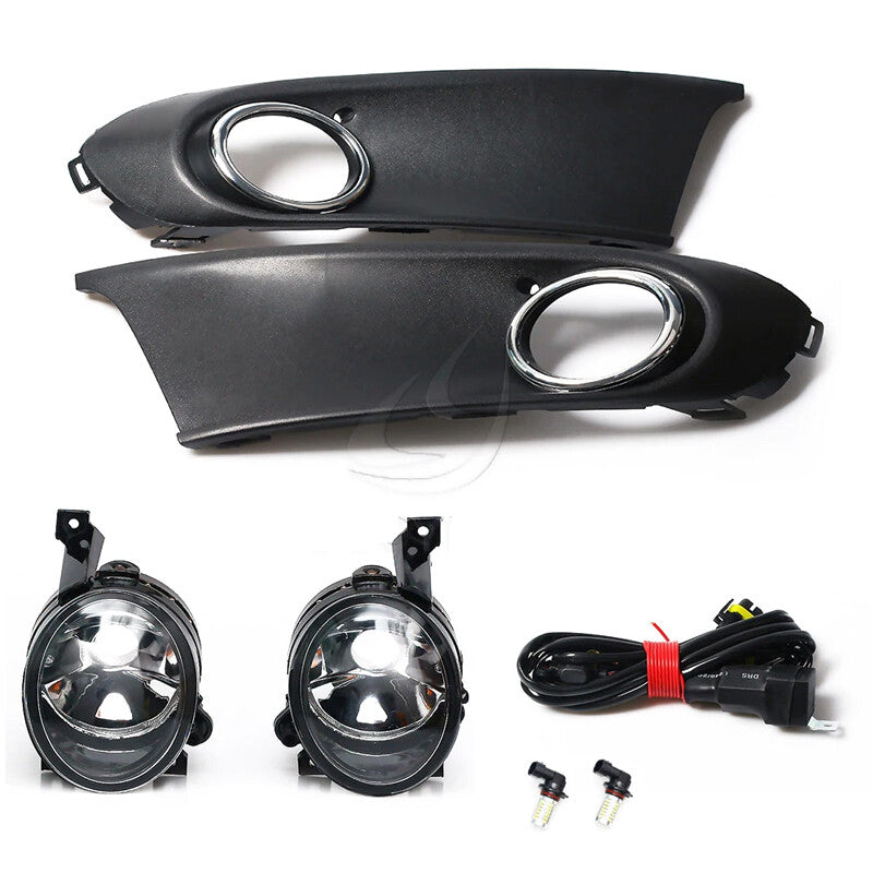 LED Fog Light Fog Lamp Cover Harness for VW Polo Vento Sedan Saloon 2011-2016