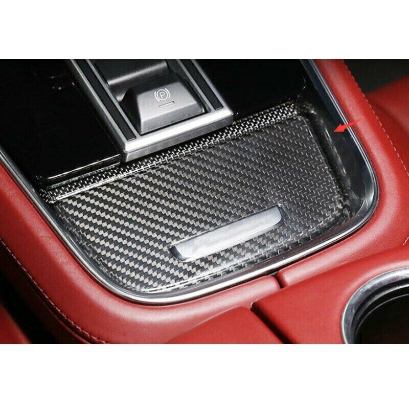Carbon Fiber Console Panel Trim Shift Cover Fit for Porsche for Panamera 2017-2021