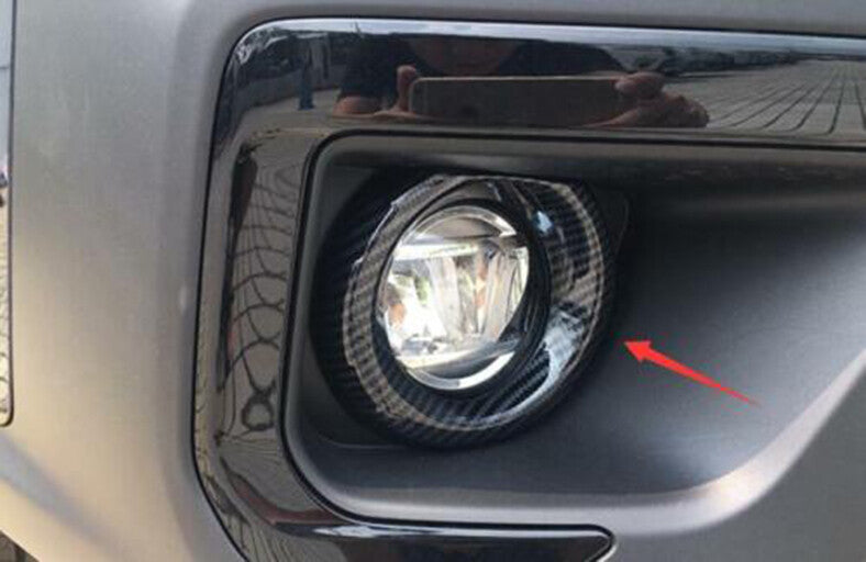 for Subaru Outback 2020-2023 carbon fiber Front bumper Fog Light Lamp ring Cover
