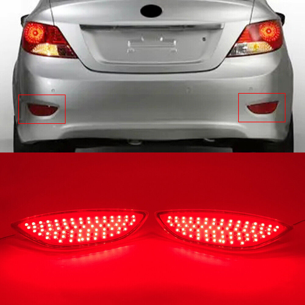 Fit for Hyundai Accent 2008-2015 Rear Bumper Tail Light Parking Brake Light LED