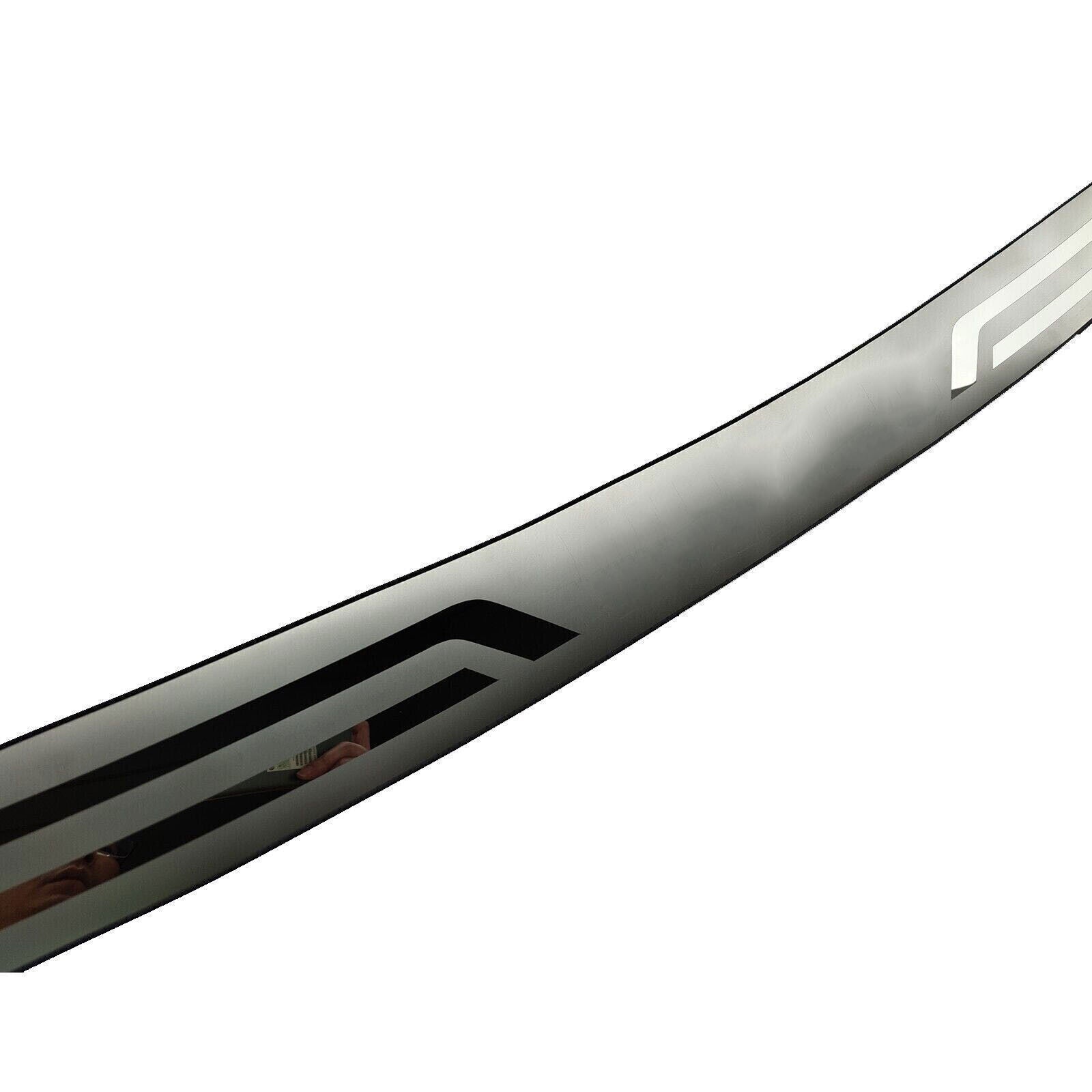 Silver Rear Bumper Protector Scuff Plate Cover 2022-23 for Mitsubishi Outlander