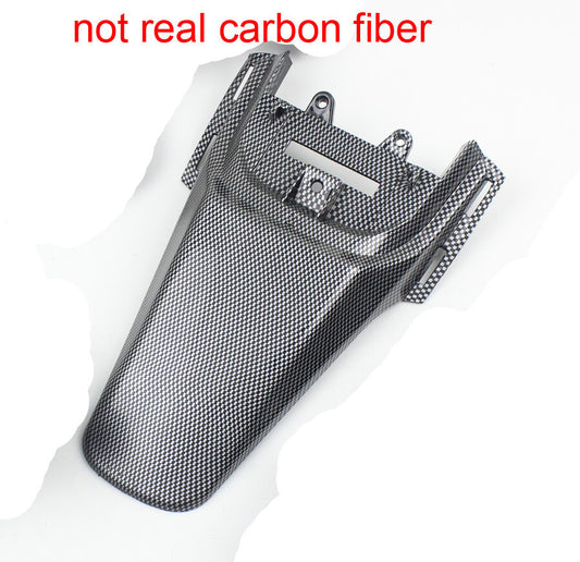 Carbon Fiber Color Plastics Rear Fender Guard for Honda CRF50 XR50 bikes SSR DHZ