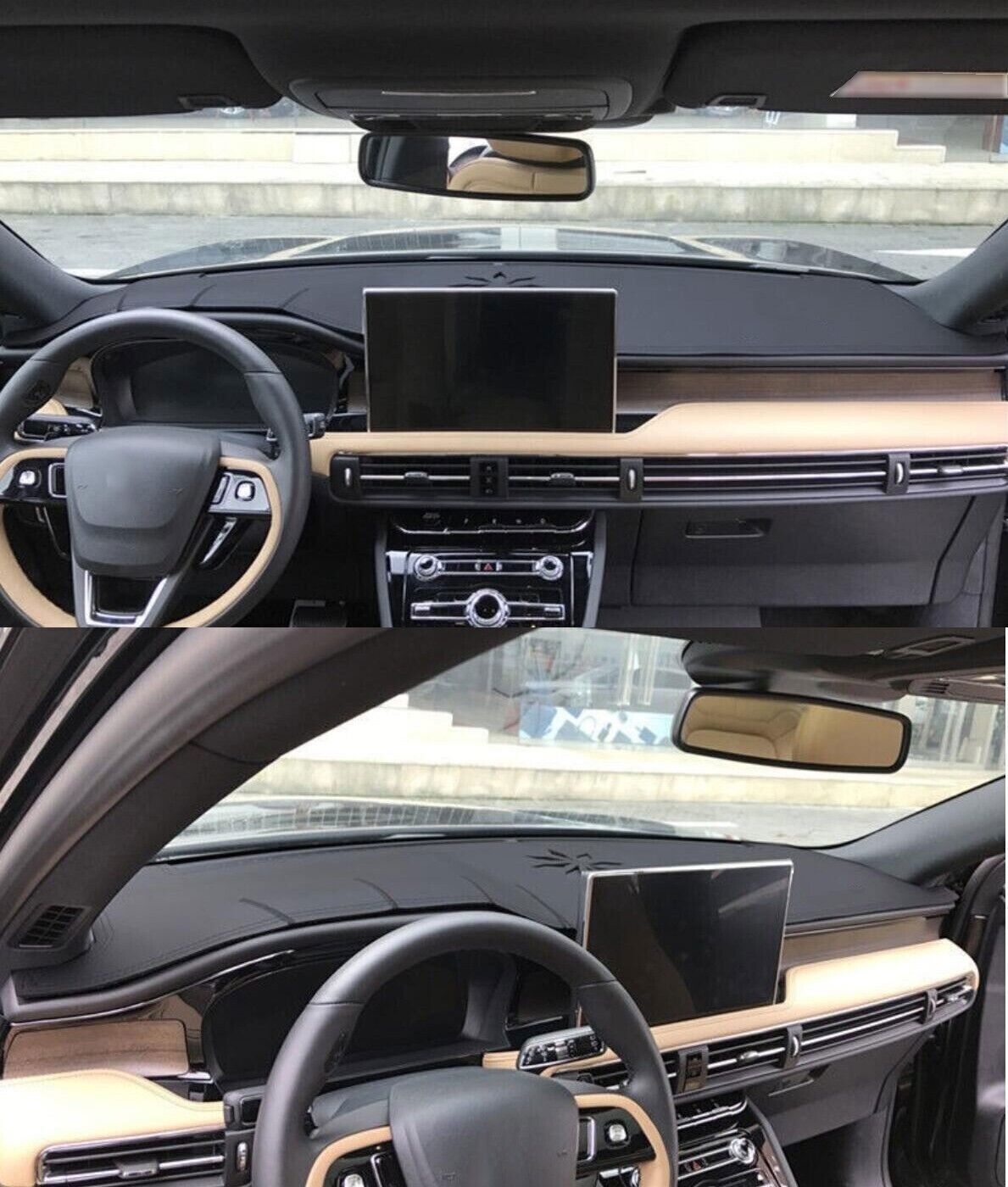 PU leather Dashboard Dash Mat Non-slip DashMat Pad for Lincoln Corsair 2020-2022