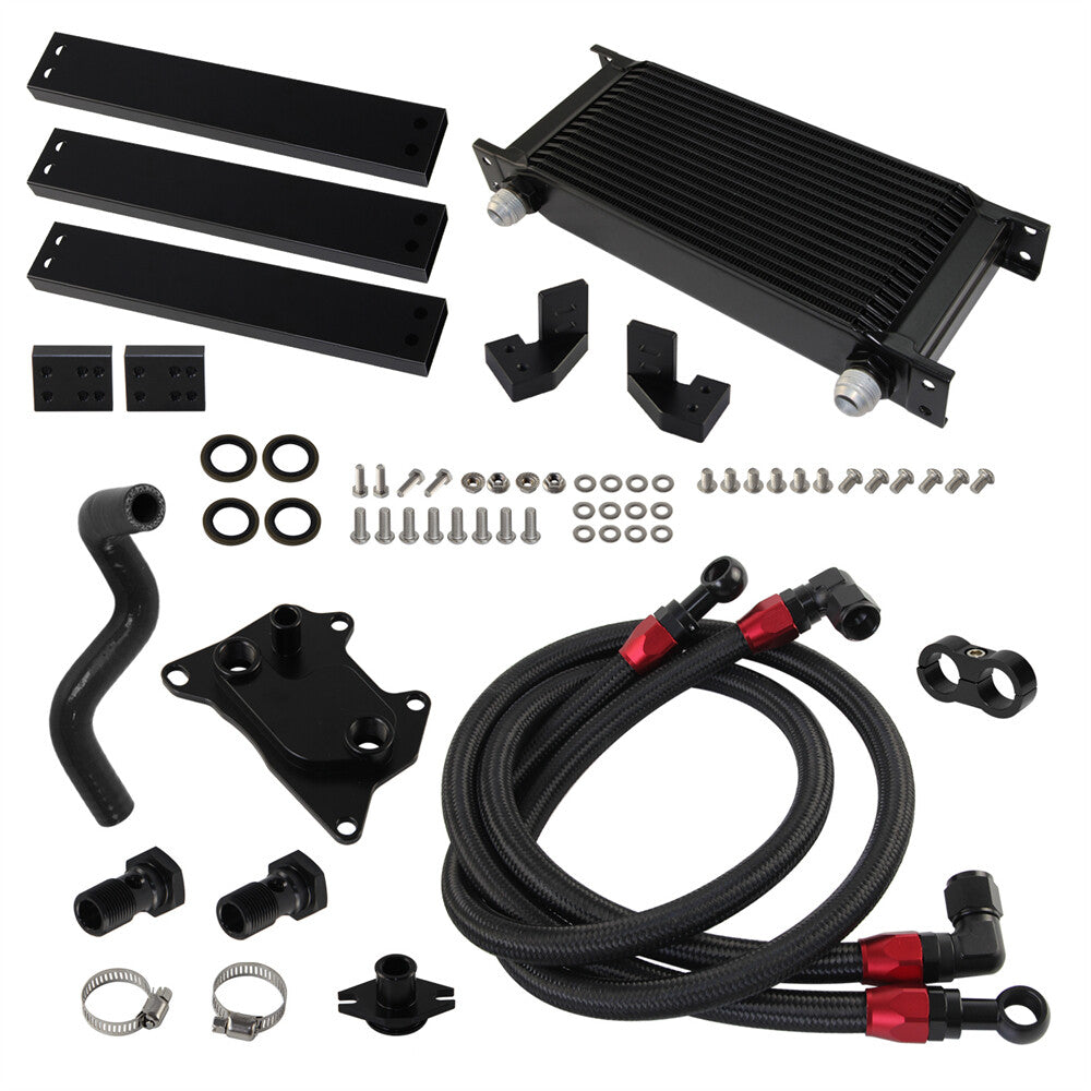 16 Row AN10 Oil Cooler Kit for VW for Golf MK7 GTI for Tiguan for Audi A3 S3 8V for Skoda EA888