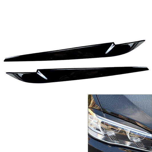 for BMW X5 F15 X6 F16 2014-2018 Car Front Headlight Eyebrow Lamp Brow Cover Trim