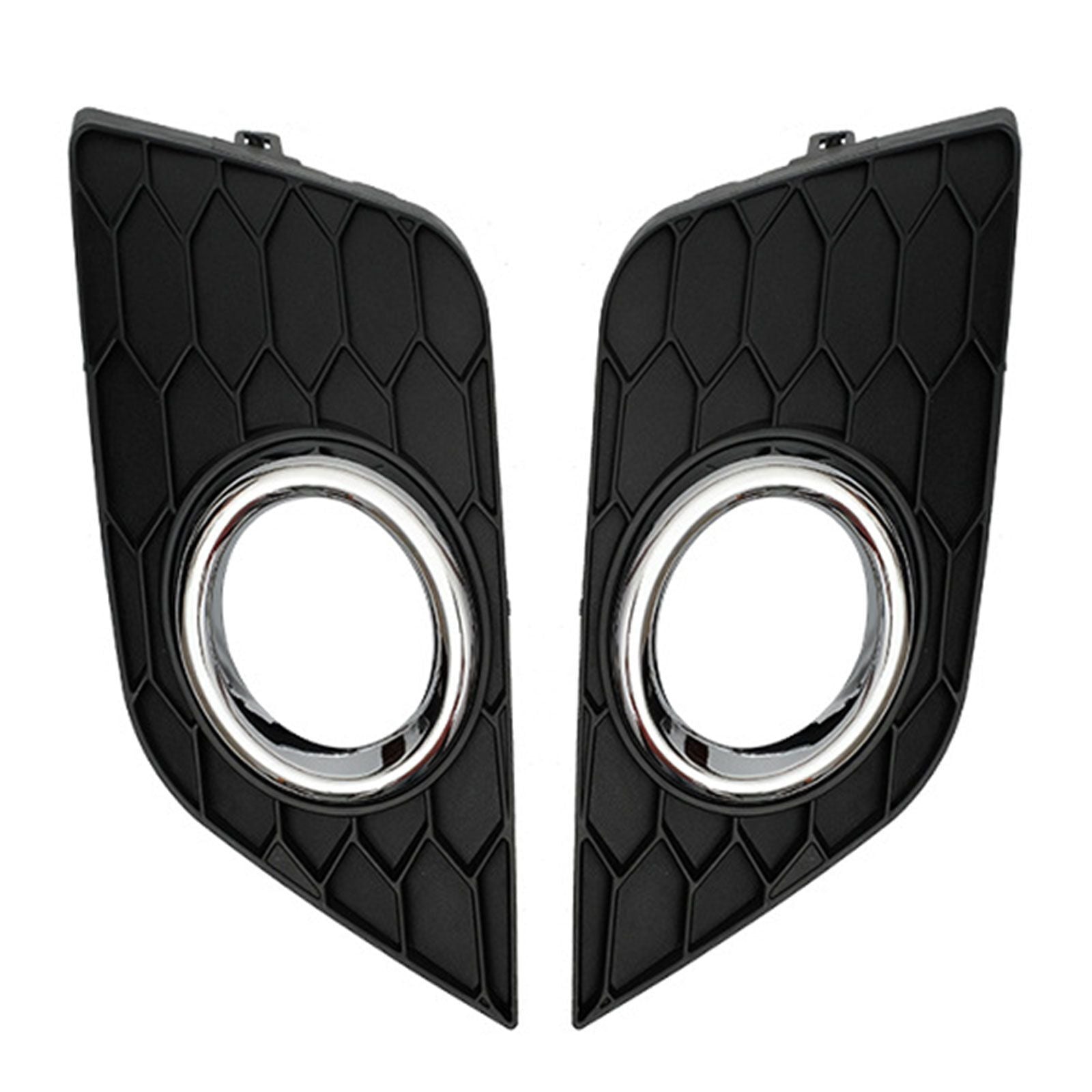 1 Pair Front Fog Lights Lamp Kit Bumper Cover Trim fit for Nissan Sentra 16-19 AT