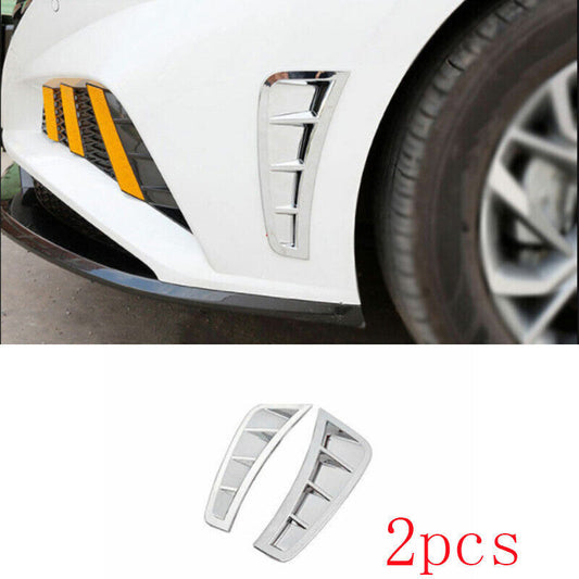 for Hyundai Sonata 2020-2023 Chrome Air Flow Vent Side Fender Cover Frame Trim