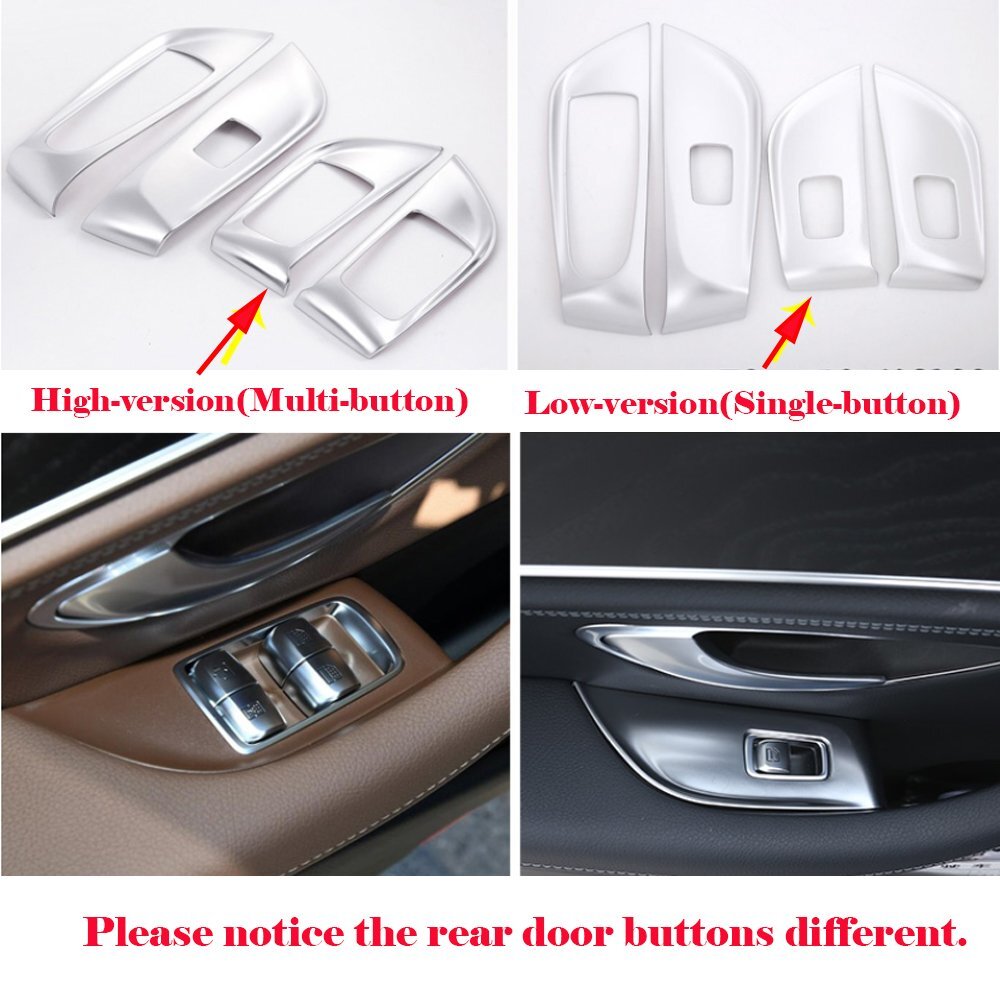 Oak Grain Window Lift Switch Button Trim for Mercedes-Benz E Class 2016-2021 low