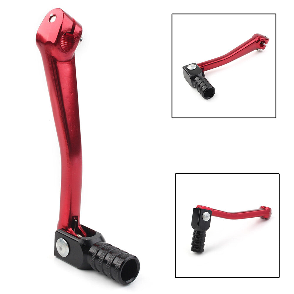 CNC Folding Gear Shifter Lever FIT Pit Dirt Bike 50cc-160cc XR50 KLX110 CRF Red