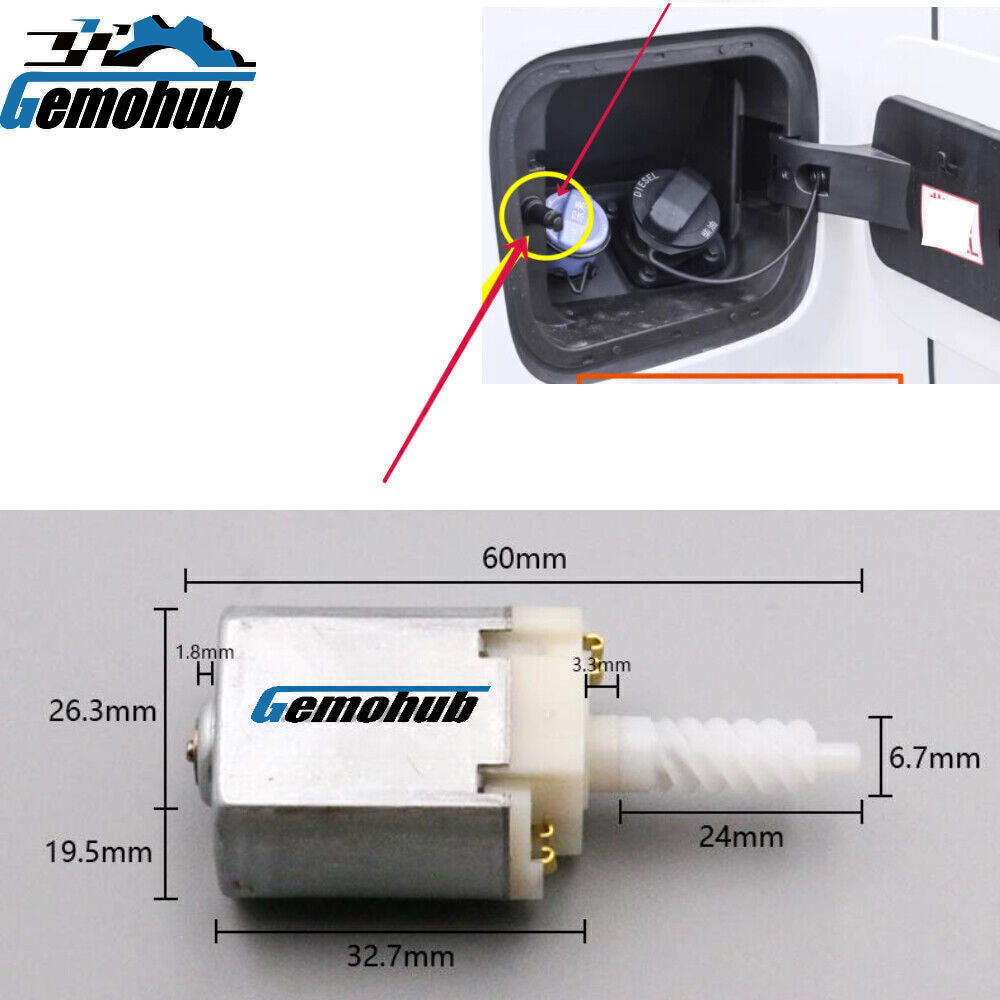 Fuel Filler Cap Actuator Motor For 2004-12 for Nissan Altima/Teana, 04-09 Quest 3.5L