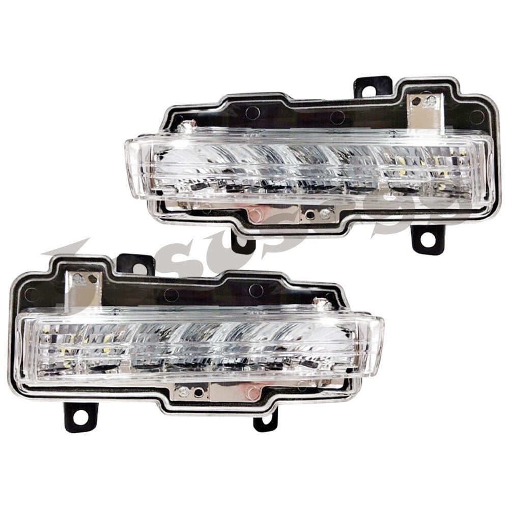 2Pcs for Mitsubishi for Pajero 2015-16 Left+Right LED Replacement Fog Light Lamp