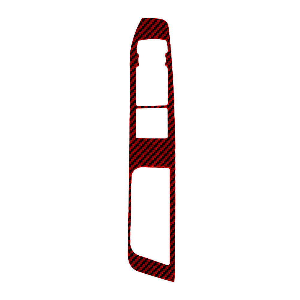 Red Carbon Fiber Driver Side Door Lift Switch Trim for Ford Explorer 2020-2023