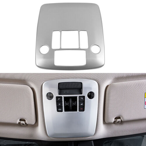 for Kia Carnival 2022-2023 Matte Silver ABS Front Reading Light Lamp Cover Trim