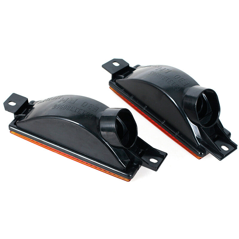 1. Dual front turn signal indicator corner lights for BMW 3 Series E30 1987-1991