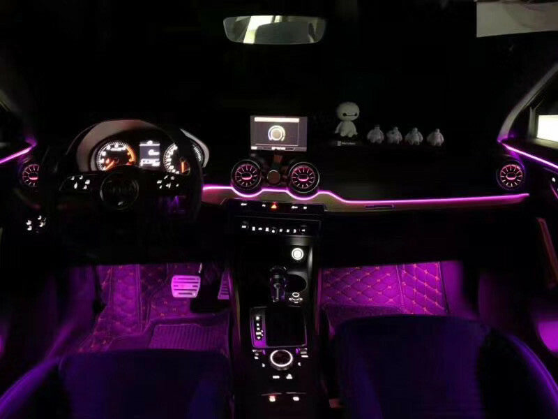 Illuminated Retrofit LED Ambient light Air Vent purifier for Audi Q2 2016-2020