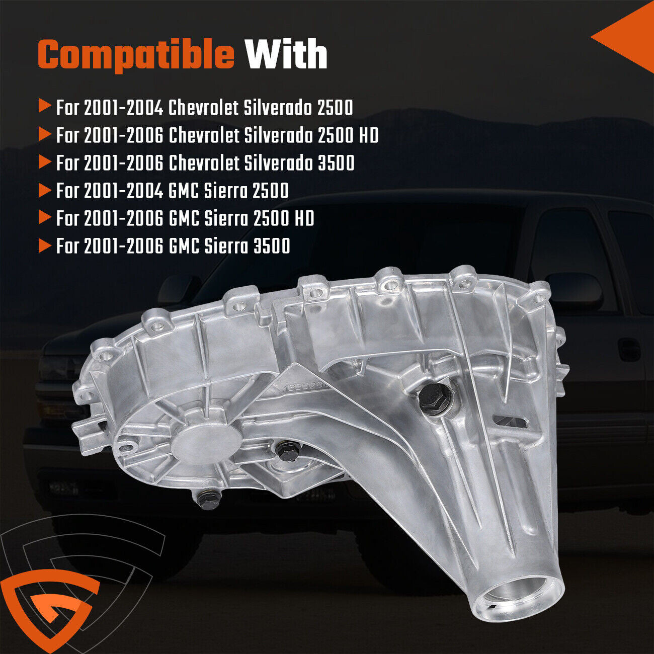 TRANSFER CASE HALF REAR (REINFORCED) for NV 261 HD NP 261 HD NV 263 HD NP 263 HD