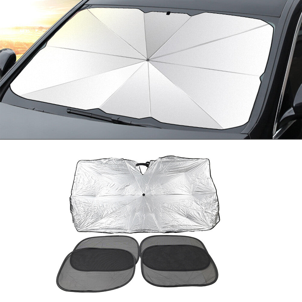 Front Window Cover Visor Umbrella Car Windshield Sun Shade Foldable Umbrella