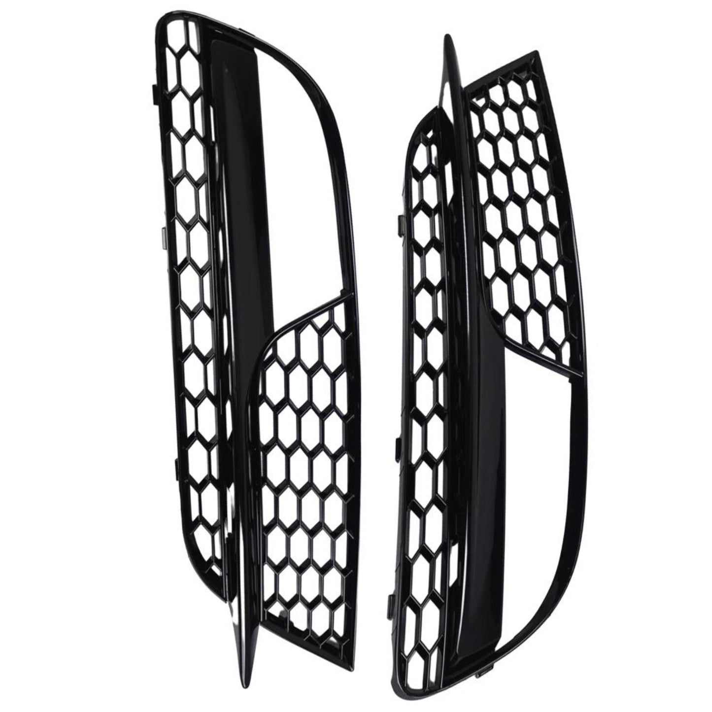 2x Front Lower Bumper Fog Light Grilles Cover Cap Trim For 2012-2016 for AUDI A5