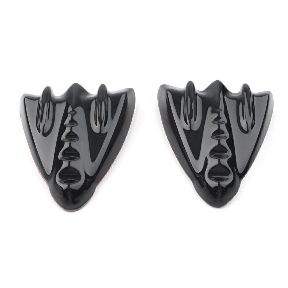 Inner Fairing Mirror Block Off Cover Plates Fit for Harley FLH 2006-2013 Black