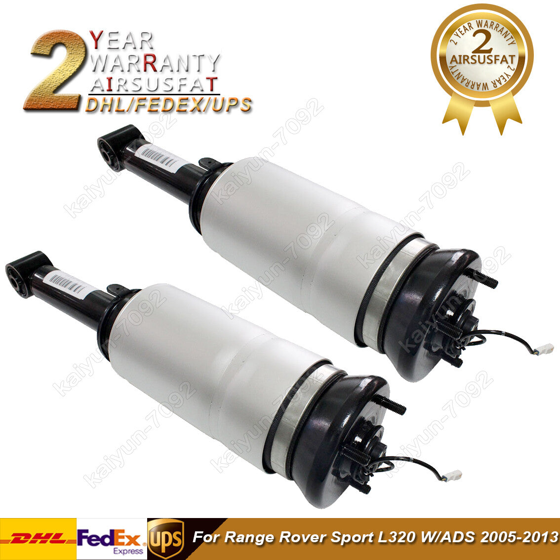 2x for Range Rover Sport L320 W/ADS 2005-2013 Front Air Suspension Shock Struts