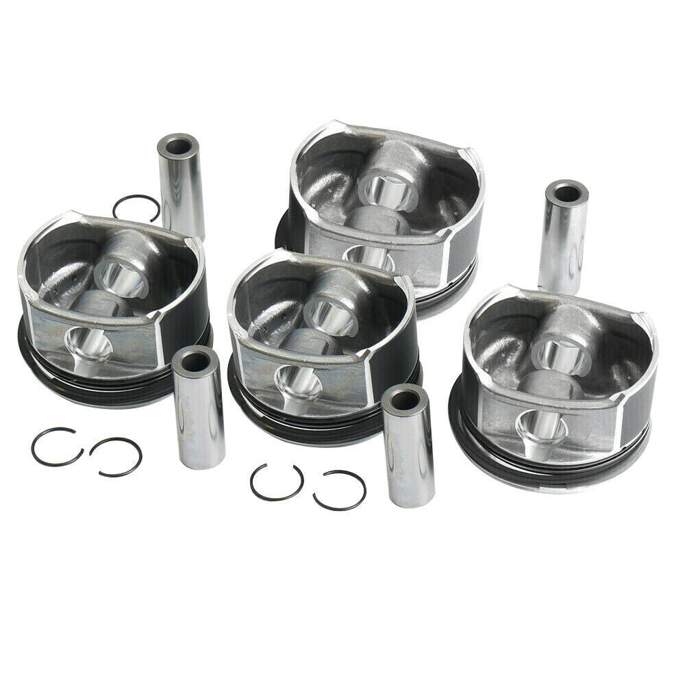 4Pcs ¦µ82mm Pistons  Rings Set For M271 1.8 Supercharged (1796cc) Kompressor